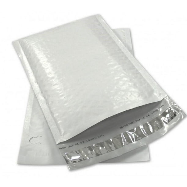 260 x 180 mm Metallic Mailing Envelopes Bubble Padded 100 Pack Various Sizes Assorted Colours